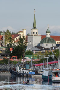 Sitka Harbor and Russion Orthodox Church