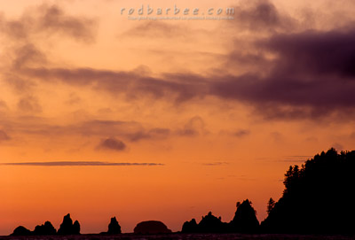 Sunset on Rialto Beach