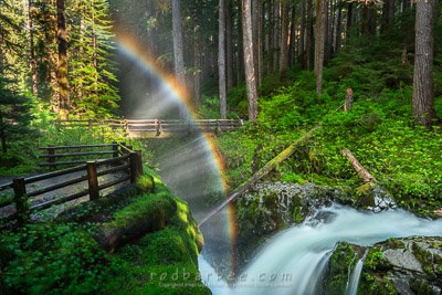 Rainbow over Sol Duc Falls